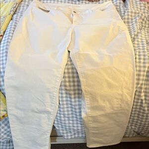 Old Navy Cream High-Rise Wow Loose Pants